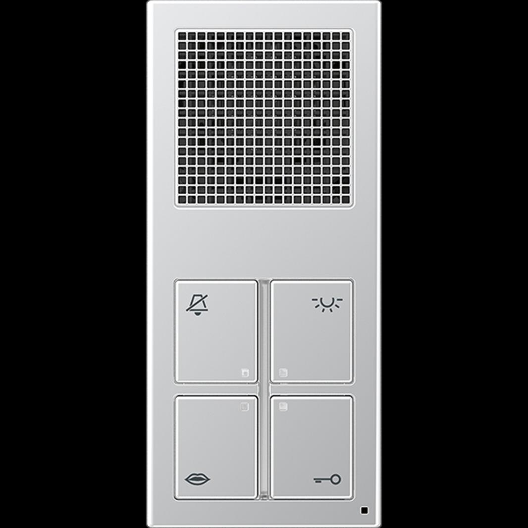 Jung Audio-Innenstation Standard, Serie A, aluminium