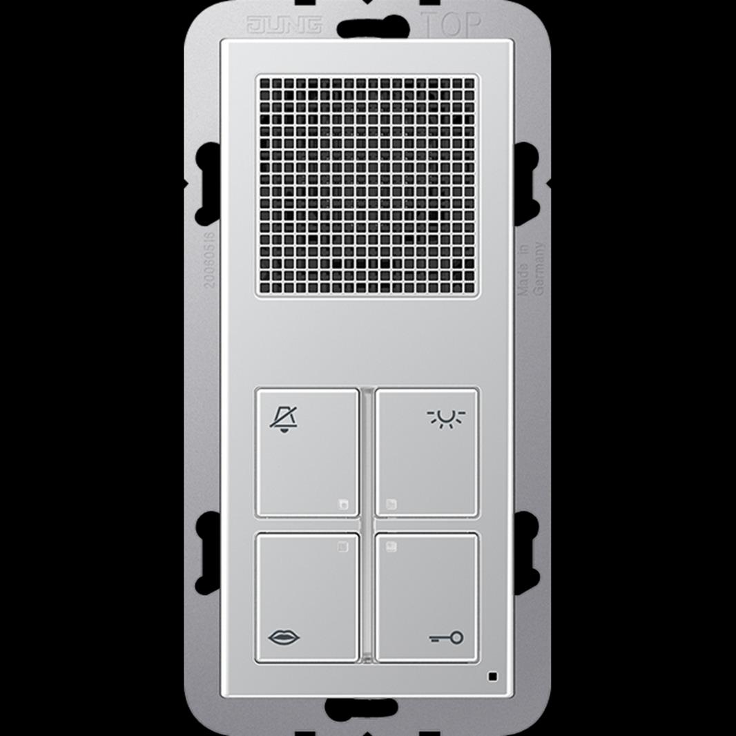 Jung Audio-Innenstation Design Standard, Serie A, aluminium