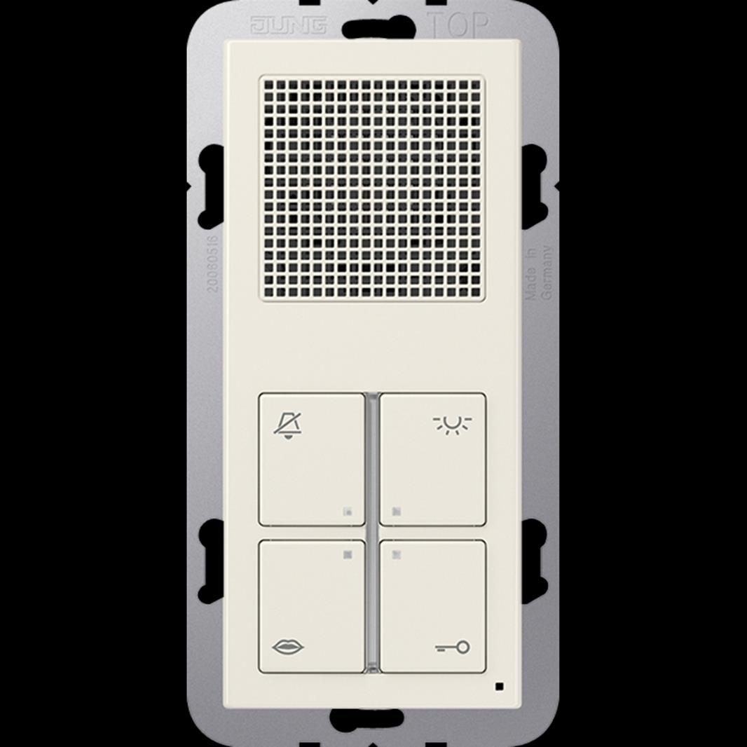 Jung Audio-Innenstation Design Standard, Serie AS, weiß