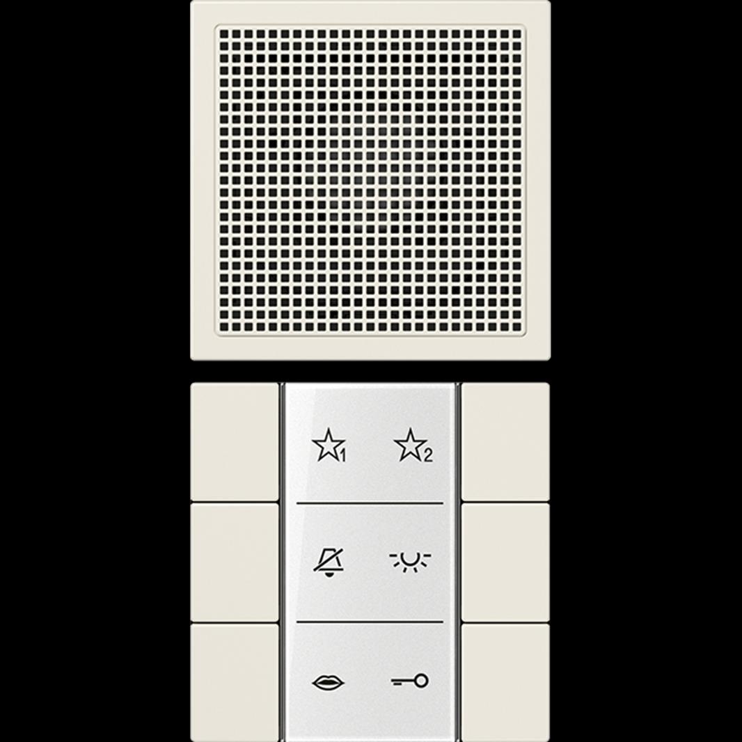 Jung Audio-Innenstation, Serie LS, weiß