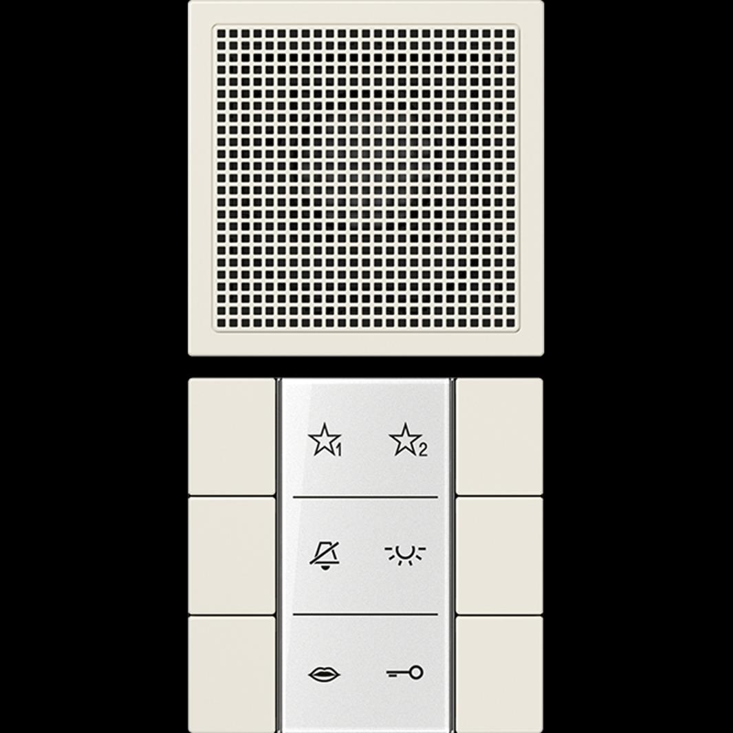 Audio-Innenstation, Serie LS, weiß