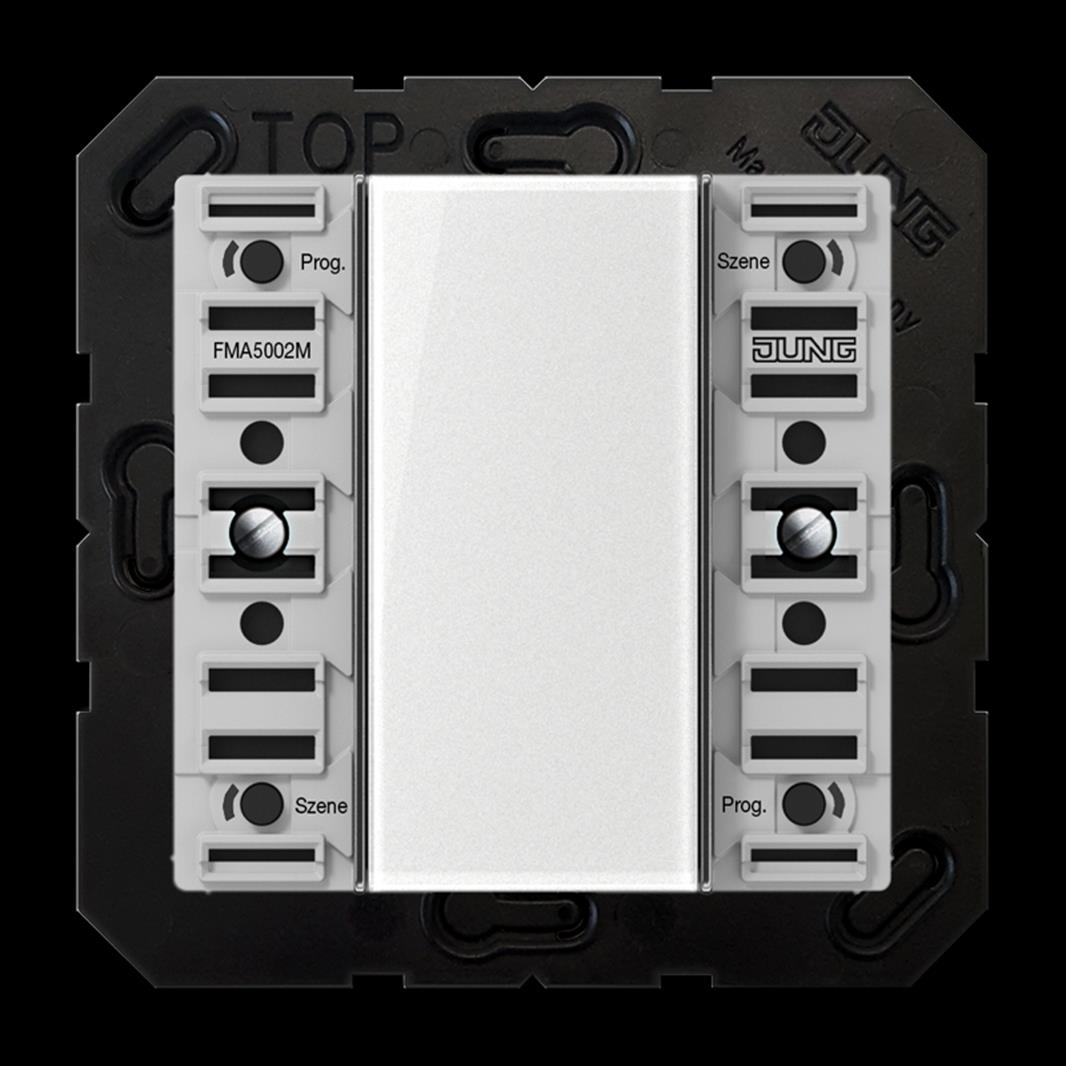 Jung eNet Funk-Wandsender-Modul, 2fach, F50, Serie AS/A