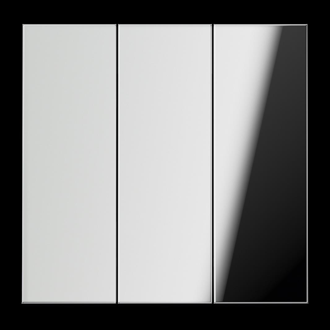 Jung Wippe 3fach, Serie LS, glanzchrom Jung Wippe 3fach, Serie LS, glanzchrom