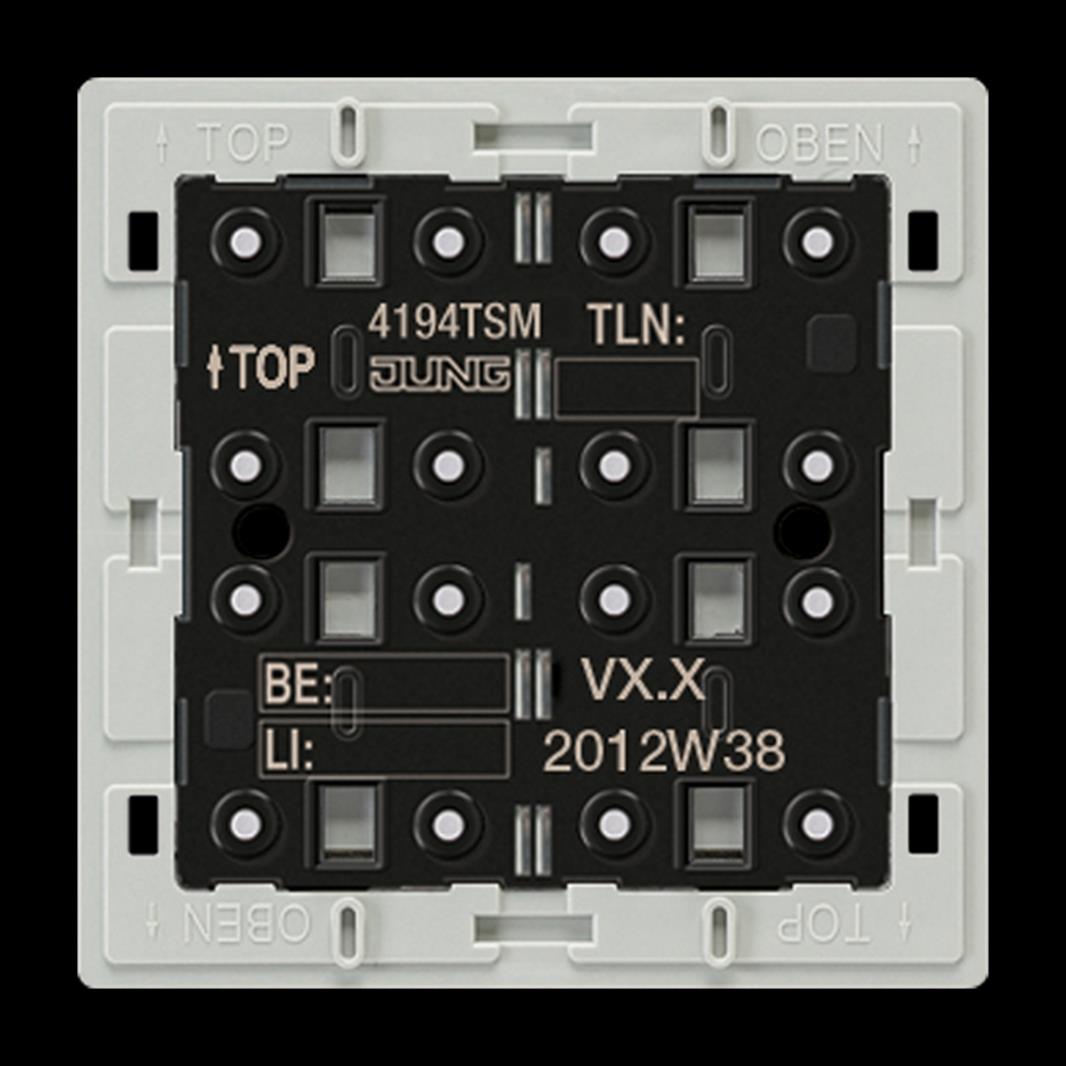 Jung KNX Tastsensor-Modul Universal, 4fach, F40