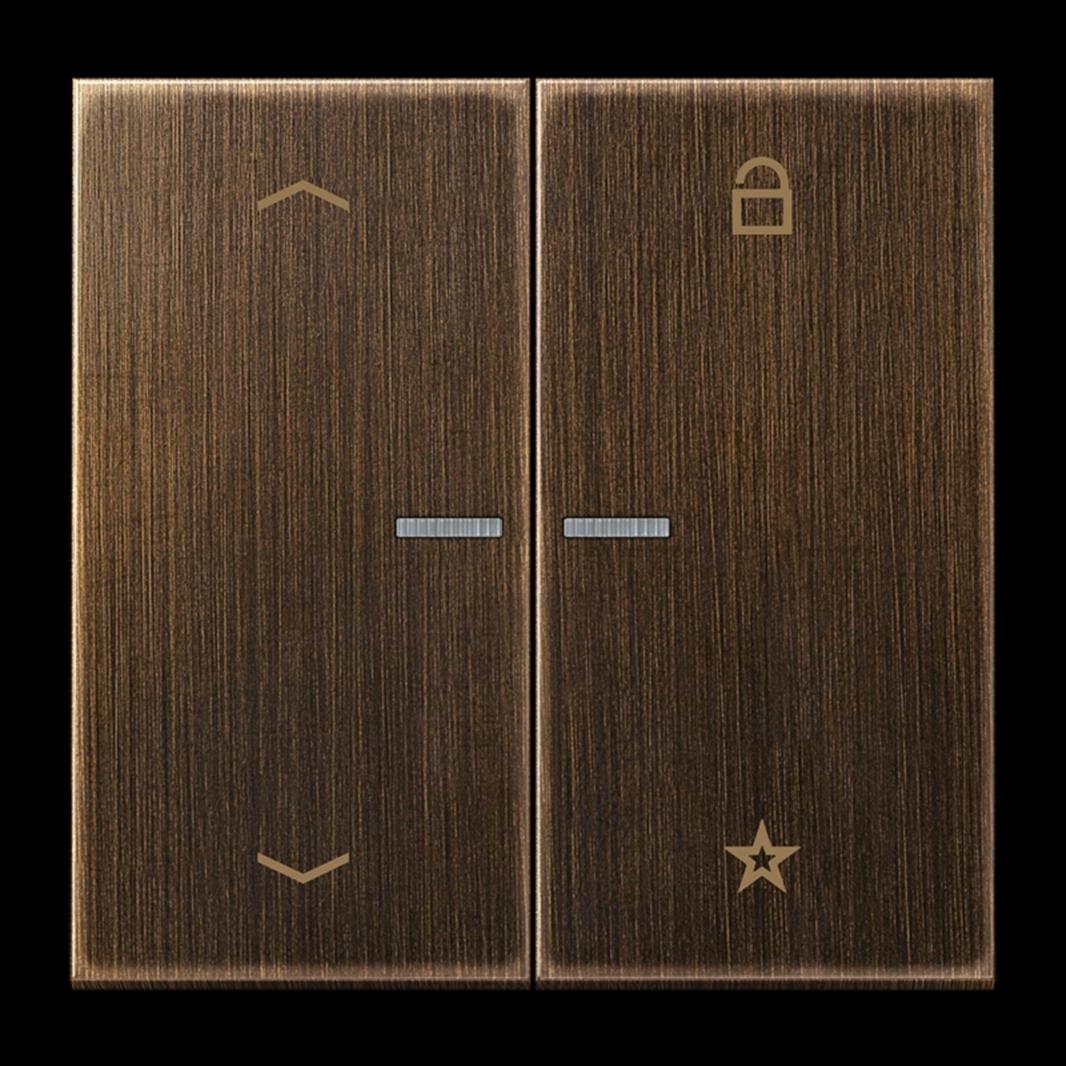 Jung eNet Taster Universal 1fach, mit Pfeilsymbolen, mit Lichtleiter, Serie LS,