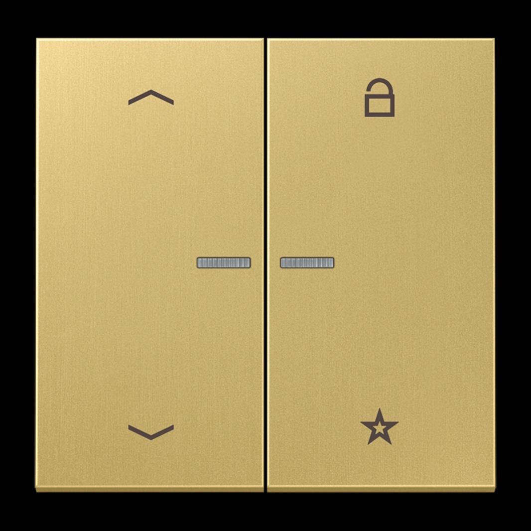 Jung eNet Taster Universal 1fach, mit Pfeilsymbolen, mit Lichtleiter, Serie LS,