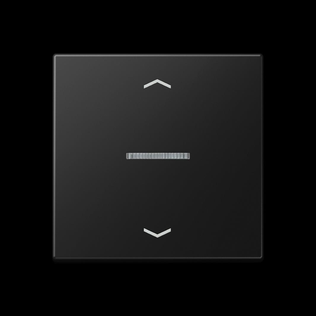 Jung eNet Taster Standard 1fach, mit Pfeilsymbolen, mit Lichtleiter, Thermoplast