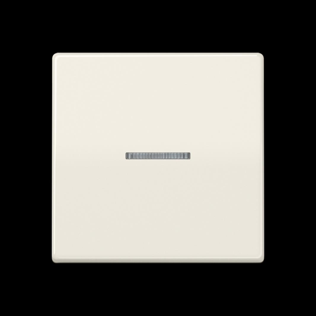 Jung KNX RF Taster 1fach, Duroplast, Serie AS, weiß