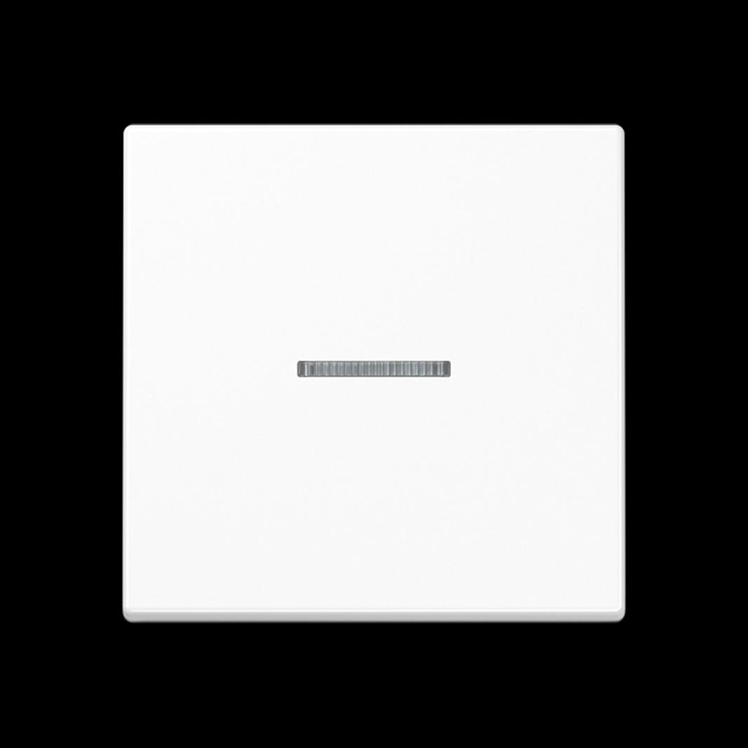 Jung KNX RF Taster, 1fach, Secure, Duroplast, Serie A, alpinweiß