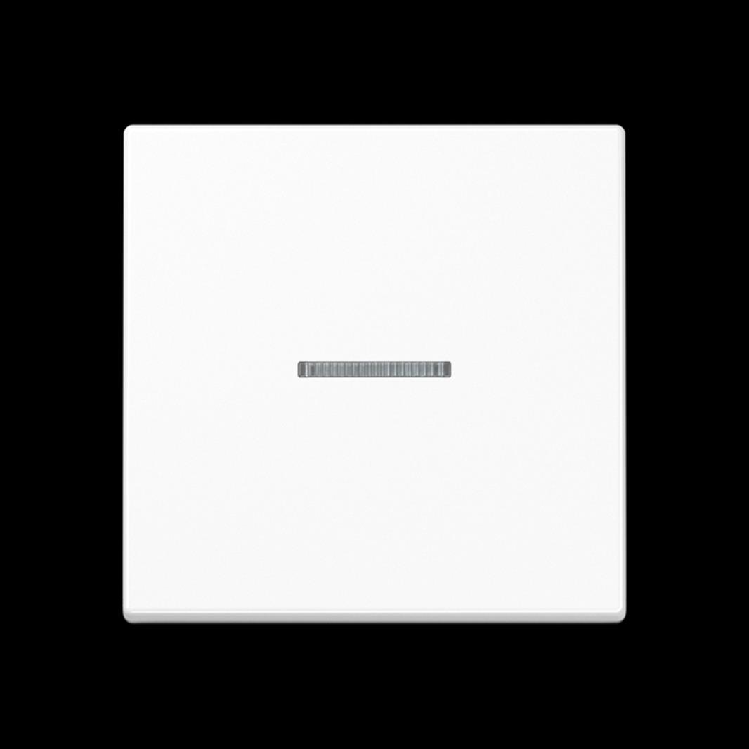 Jung KNX RF Taster, 1fach, Secure, Thermoplast, Serie A, alpinweiß