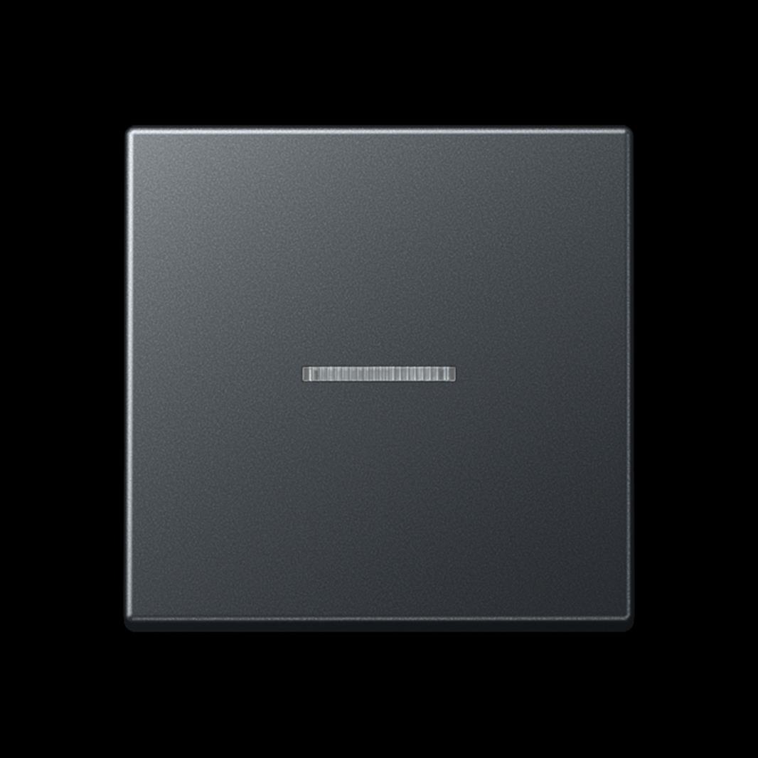 Jung KNX RF Taster, 1fach, Secure, Thermoplast lackiert, Serie A, anthrazit matt