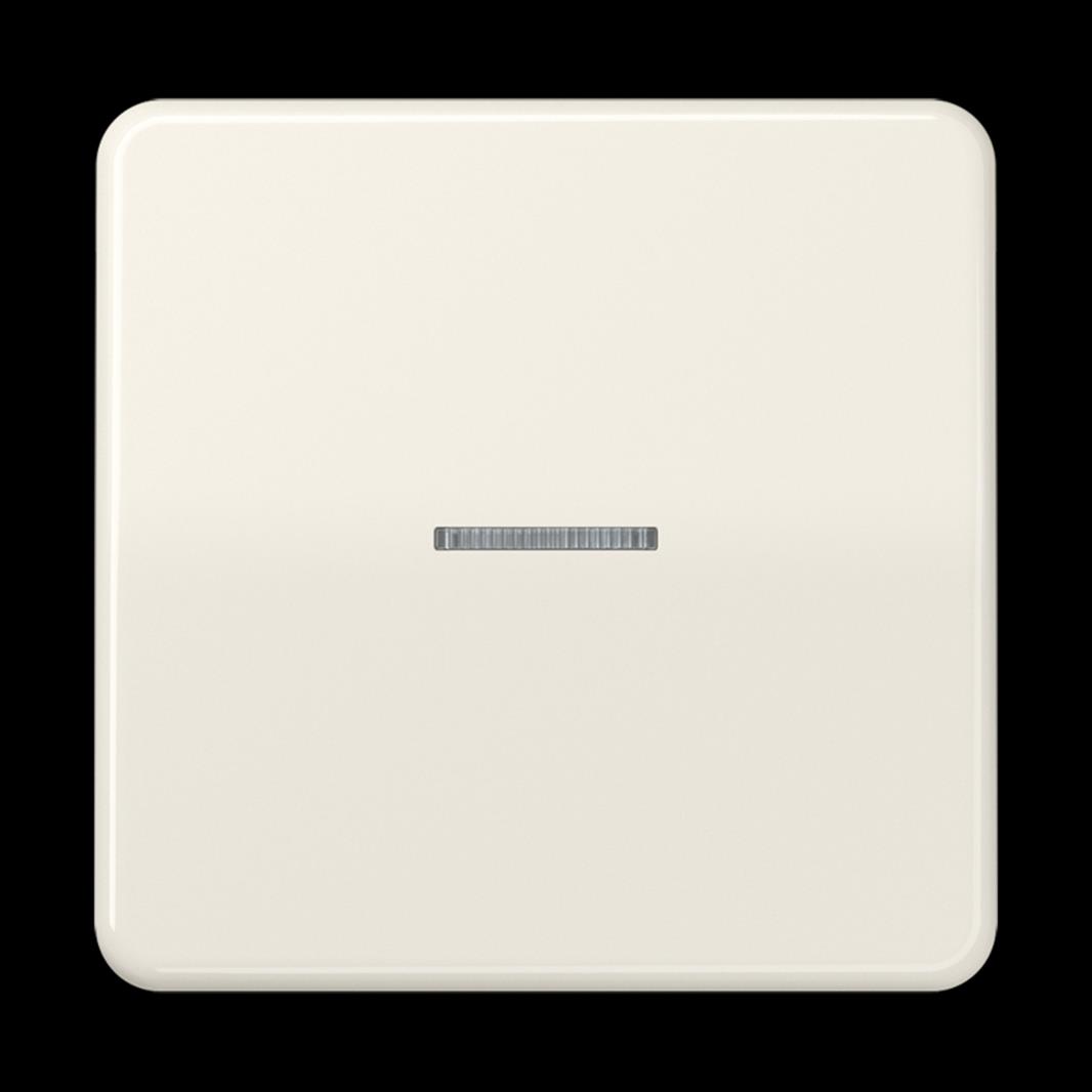 Jung KNX RF Taster, 1fach, Secure, Duroplast, Serie CD, weiß