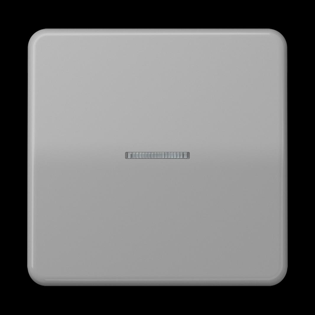 Jung KNX RF Taster, 1fach, Secure, Duroplast, Serie CD, grau