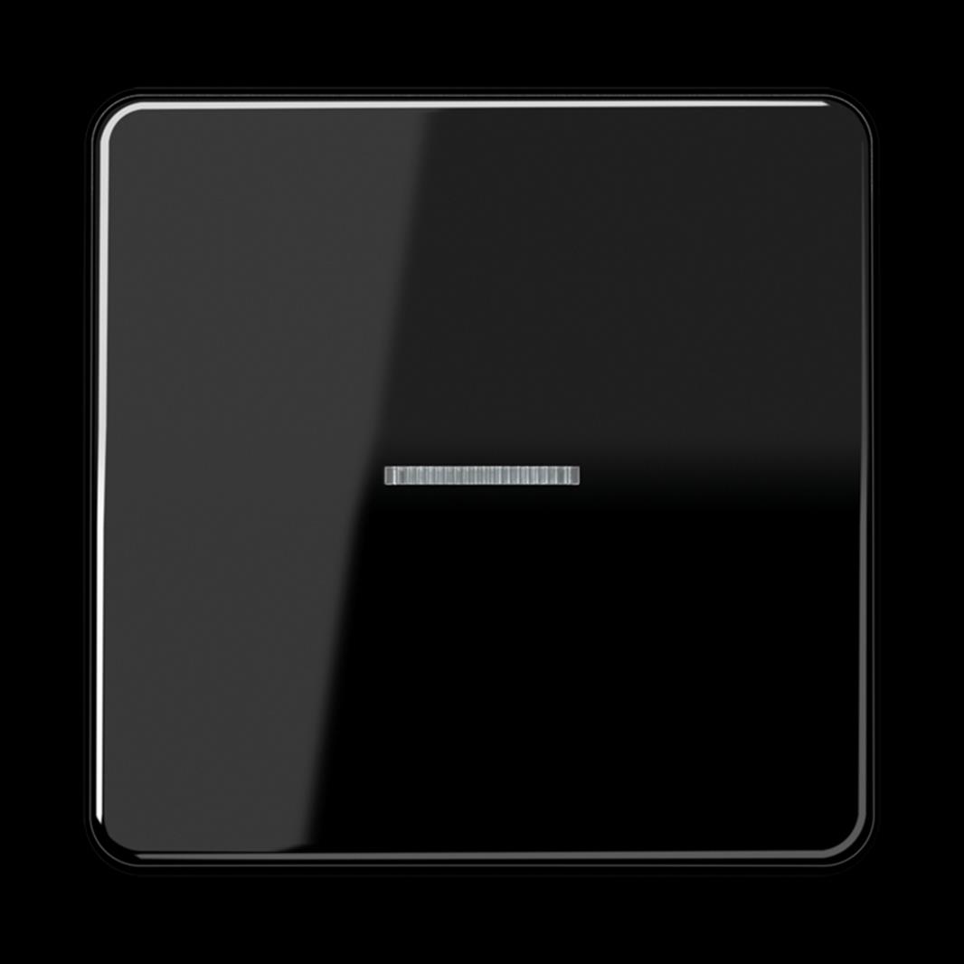 KNX RF Taster 1fach, Duroplast, Serie CD, schwarz