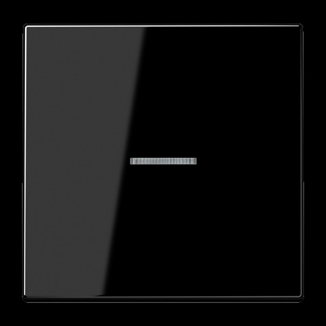 Jung KNX RF Taster, 1fach, Secure, Duroplast, Serie LS, schwarz