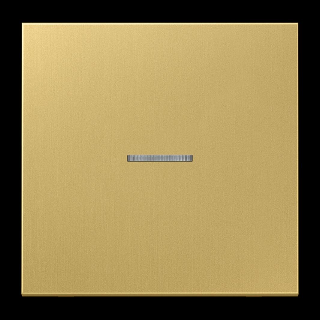 Jung KNX RF Taster, 1fach, Secure, Serie LS, Messing classic