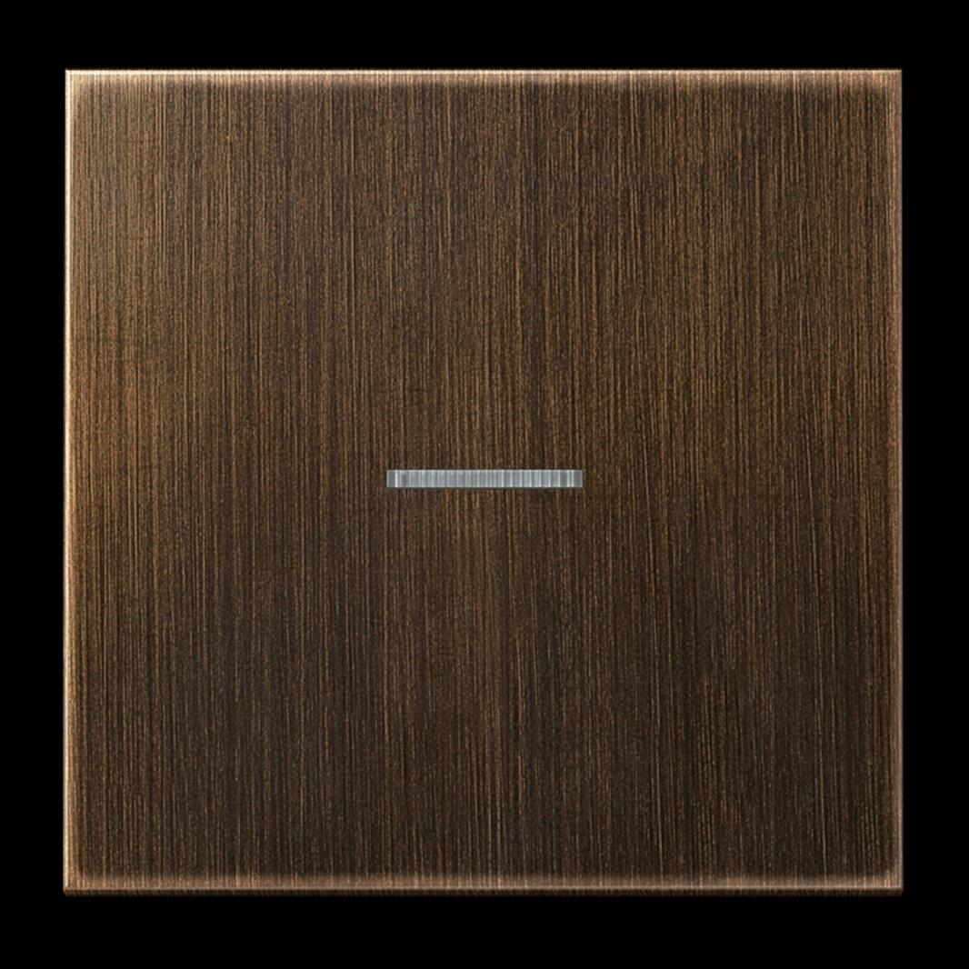 Jung KNX RF Taster, 1fach, Secure, Serie LS, Messing antik