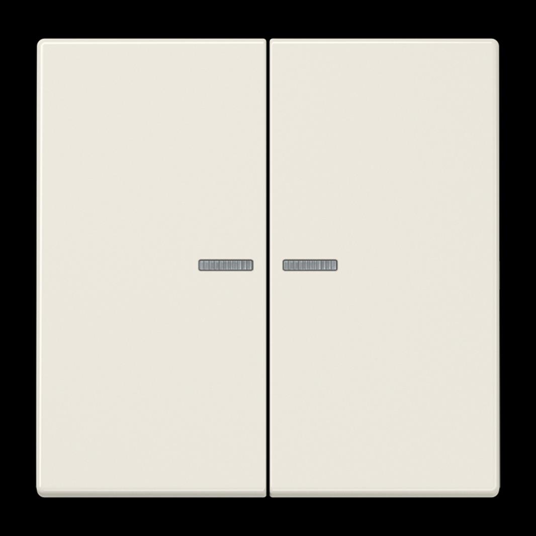 Jung KNX RF Taster, 2fach, Secure, Duroplast, Serie LS, weiß