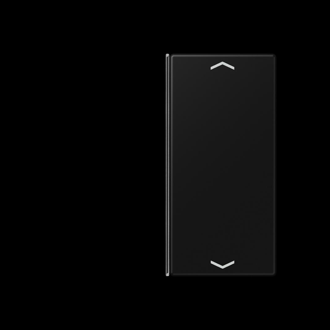 Jung Taste, F40, mit Pfeilsymbolen, Thermoplast lackiert, Serie A, graphitschwar