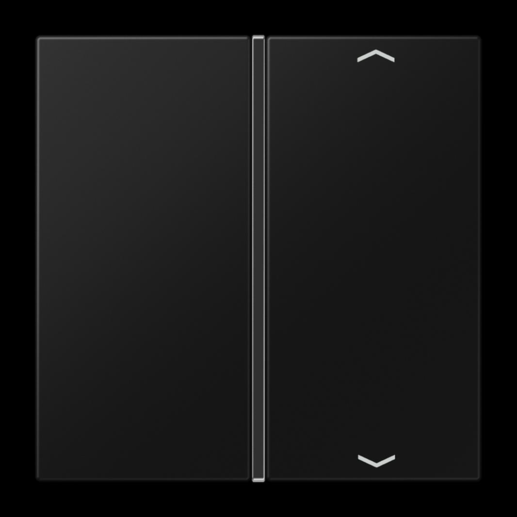 Jung Taste, F40, mit Pfeilsymbolen, Thermoplast lackiert, Serie LS, graphitschwa