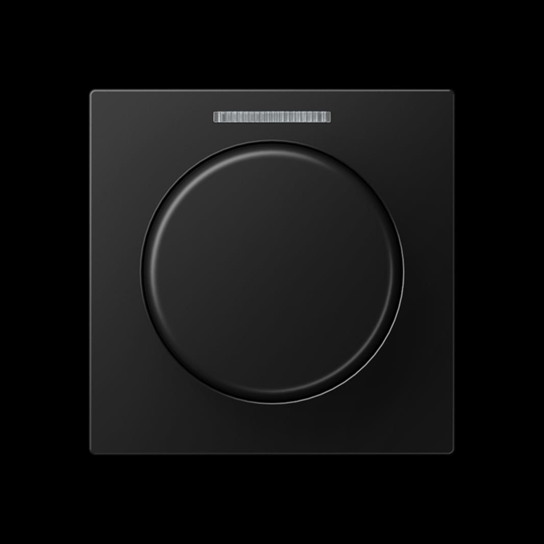 Jung Abdeckung mit Lichtleiter für KNX Drehsensor 1fach, mit Lichtleiter, Duropl