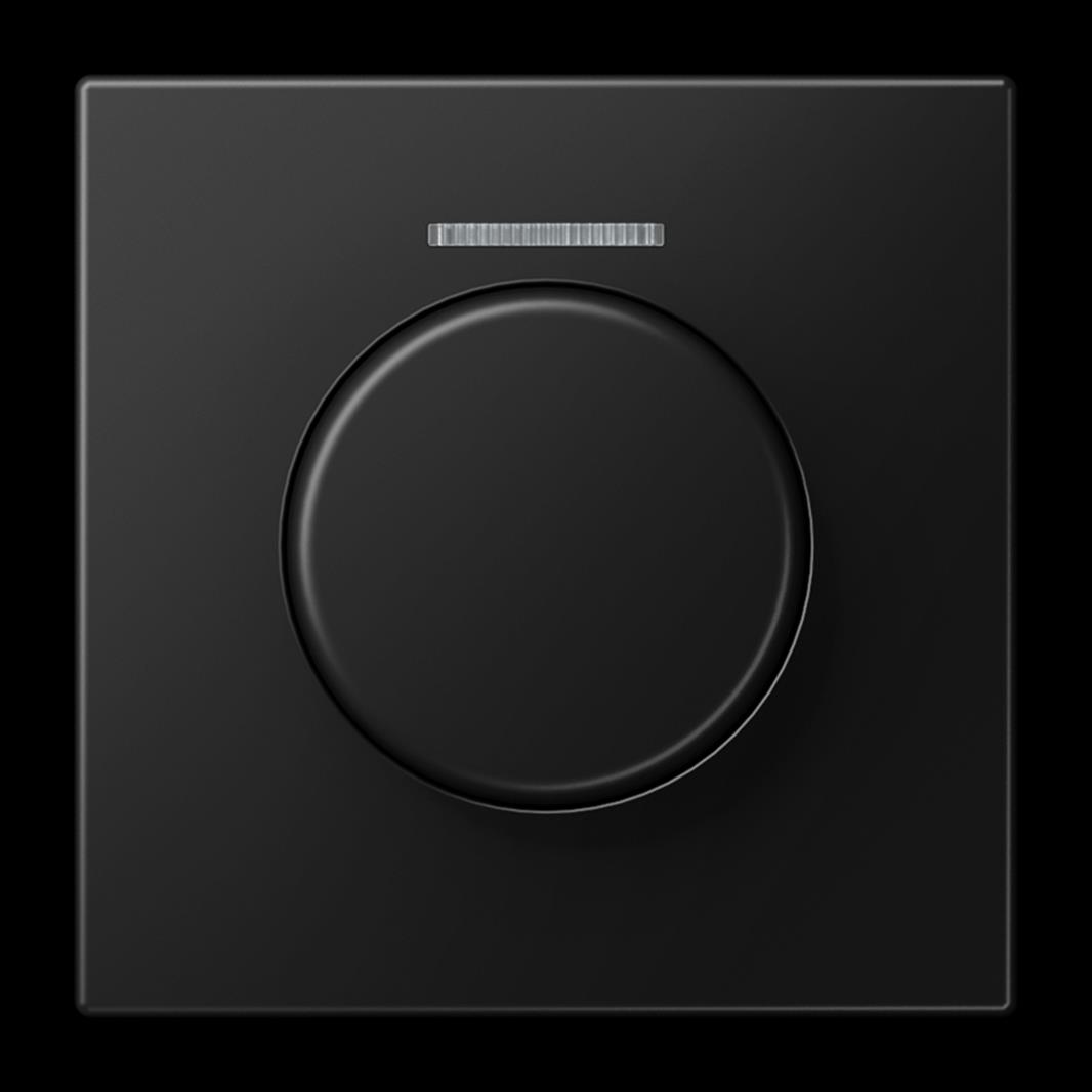 Jung Abdeckung mit Lichtleiter für KNX Drehsensor 1fach, mit Lichtleiter, Duropl