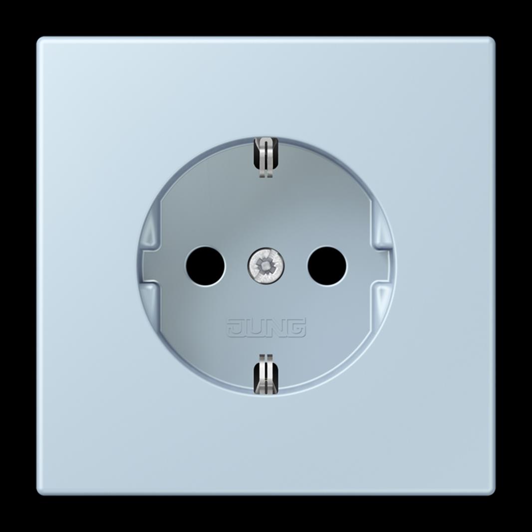 SCHUKO Steckdose, 16 A 250 V ~, SAFETY+, Duroplast lackiert, Serie LS, outremer