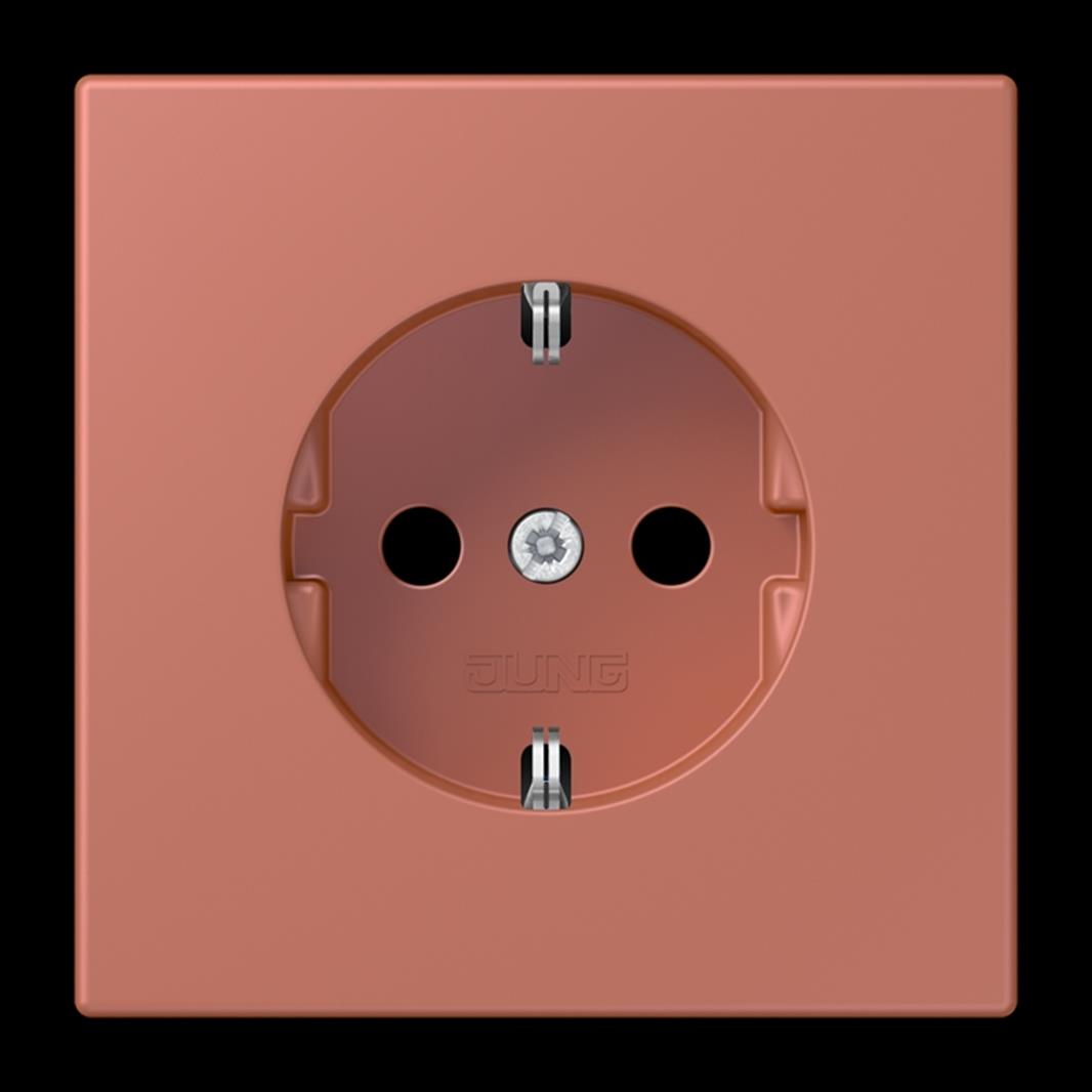 SCHUKO Steckdose, 16 A 250 V ~, SAFETY+, Duroplast lackiert, Serie LS, terre sie
