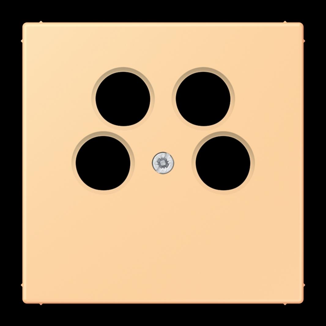 Jung Abdeckung für 4-Loch SAT-TV-Steckdose (Axing) 4fach, Thermoplast lackiert, Jung Abdeckung für 4-Loch SAT-TV-Steckdose (Axing) 4fach, Thermoplast lackiert,