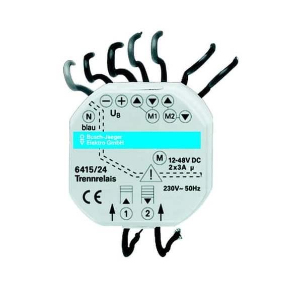 Busch-Jäger 6415/24-Busch-Jalousiecontrol® II Trennrelais Gleichstromantriebe 2- Busch-Jäger 6415/24-Busch-Jalousiecontrol® II Trennrelais Gleichstromantriebe 2-