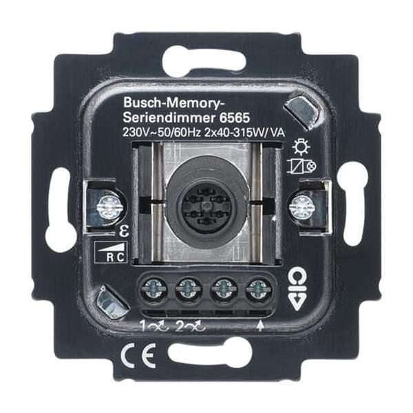 Busch-Jäger 6565 U-Busch-Serien-Tastdimmer UP, RC, 45-315 W