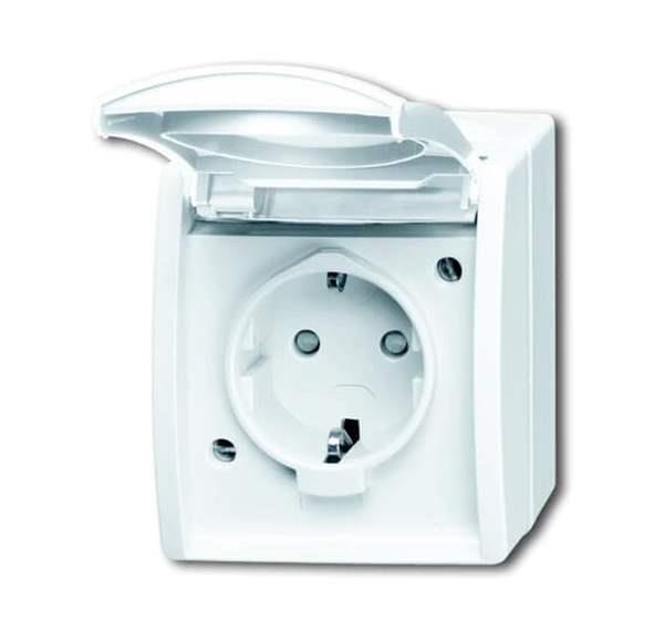 Busch-Jäger 20 EBW-54-SCHUKO® Steckdose mit erh. Berührungsschutz