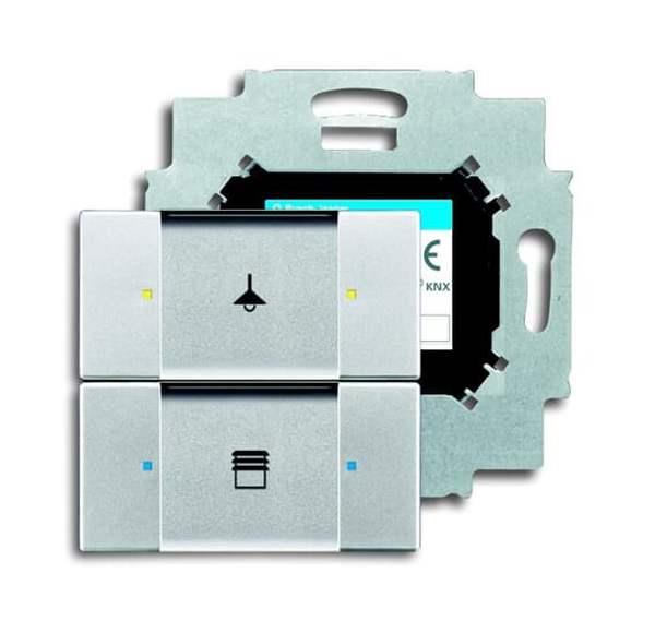 Busch-Jäger 6126/01-83-Bedienelement, 2-fach mit beiliegendem Busankoppler