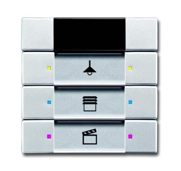 Busch-Jäger 6129/01-83-Bedienelement 3/6-fach, mit IR-Schnittstelle Multifunktio