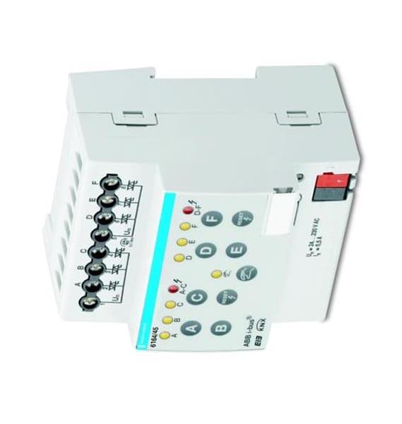 Busch-Jäger 6164/45 Ventilantrieb-Aktor, 6fach, 230 V, REG, BJE