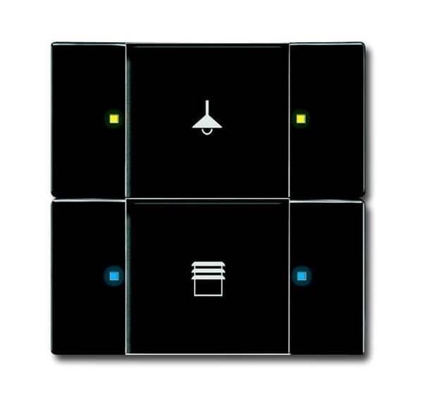 Busch-Jäger 6126/02-81-Bedienelement, 2/4-fach Multifunktion/Farbkonzept