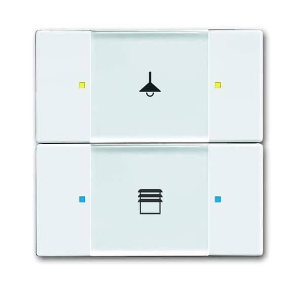 Busch-Jäger 6126/02-84-Bedienelement, 2/4-fach Multifunktion/Farbkonzept