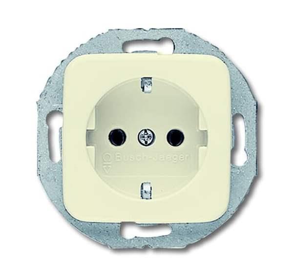 Busch-Jäger 20 EUCRD-212-SCHUKO® Steckdosen-Einsatz mit rundem Tragring