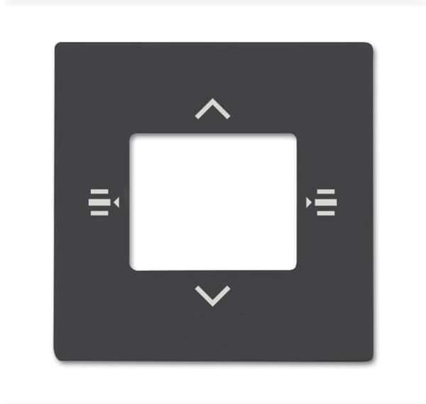 Busch-Jäger 6108/61-81-Zentralscheibe für Bedienelement 6-fach