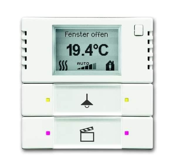 Busch-Jäger 6128/28-884-Bedienelement 2/4-fach, mit RTR Multifunktion/Farbkonzep