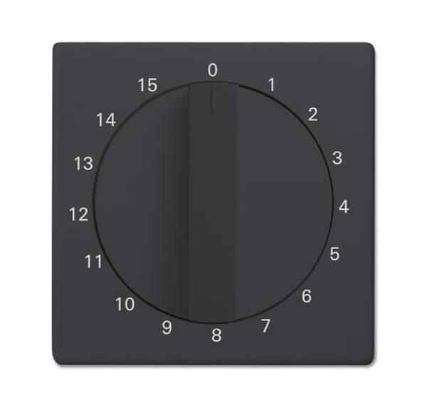 Busch-Jäger 1770-81-103-Zentralscheibe mit Drehknopf, mit Aufdruck Busch-Jäger 1770-81-103-Zentralscheibe mit Drehknopf, mit Aufdruck