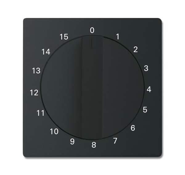 Busch-Jäger 1770-885-103-Zentralscheibe mit Drehknopf, mit Aufdruck Busch-Jäger 1770-885-103-Zentralscheibe mit Drehknopf, mit Aufdruck