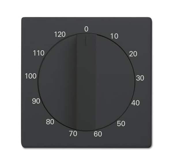 Busch-Jäger 1771-81-103-Zentralscheibe mit Drehknopf, mit Aufdruck Busch-Jäger 1771-81-103-Zentralscheibe mit Drehknopf, mit Aufdruck