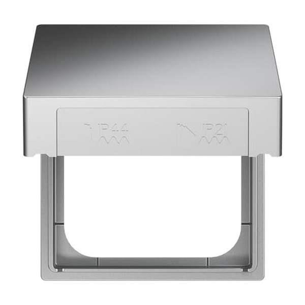 Busch-Jäger 2518-WD-866-Zwischenring mit Klappdeckel als Adapterring zu