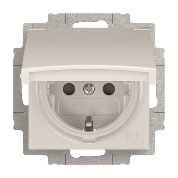 Busch-Jäger 20 EUCKBD-914-SCHUKO® Steckdosen-Einsatz mit Klappdeckel