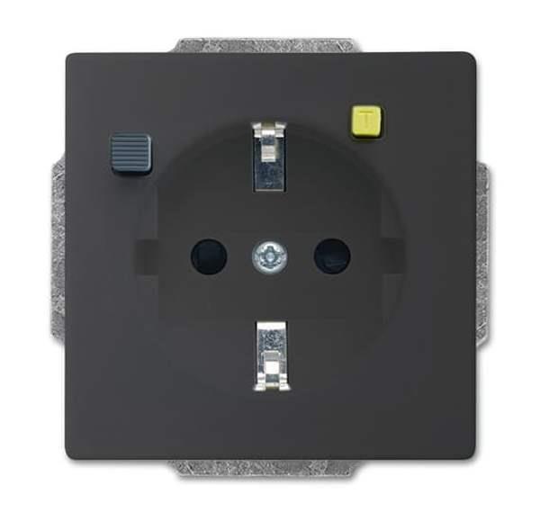 Busch-Jäger 3120 EUCB-81-FI-SCHUKOMAT SCHUKO® Steckdosen-Einsatz mit Fehlerstrom