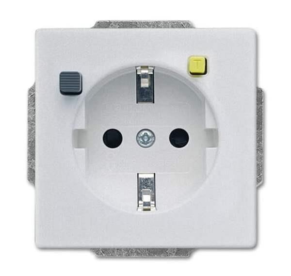 Busch-Jäger 3120 EUCB-83-FI-SCHUKOMAT SCHUKO® Steckdosen-Einsatz mit Fehlerstrom