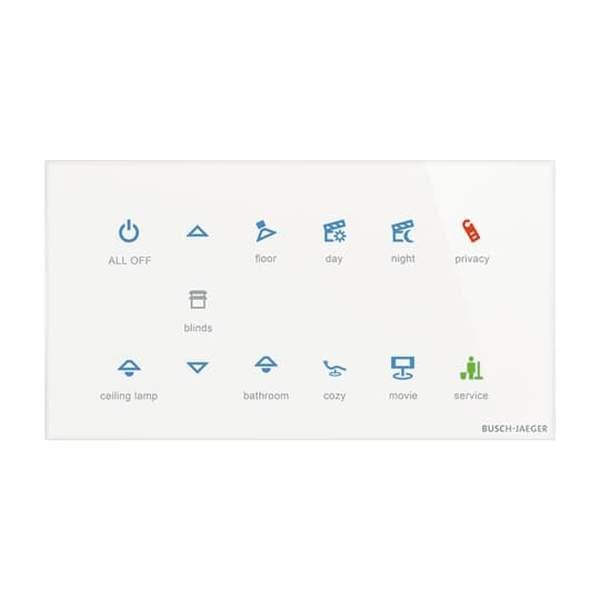 Busch-Jäger Touch-Bedienelement, 12-fach Konfigurierbares Gerät