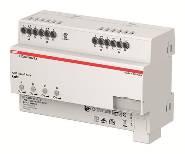 ABB UD/S4.315.2.1 LED-Dimmer 4x315 W/VA 4/2fach