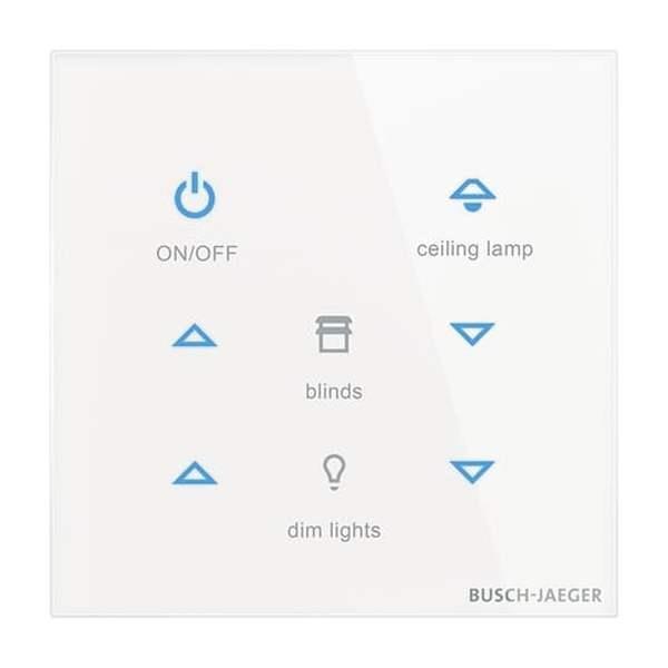 Busch-Jäger Touch-Bedienelement, 6-fach Konfigurierbares Gerät